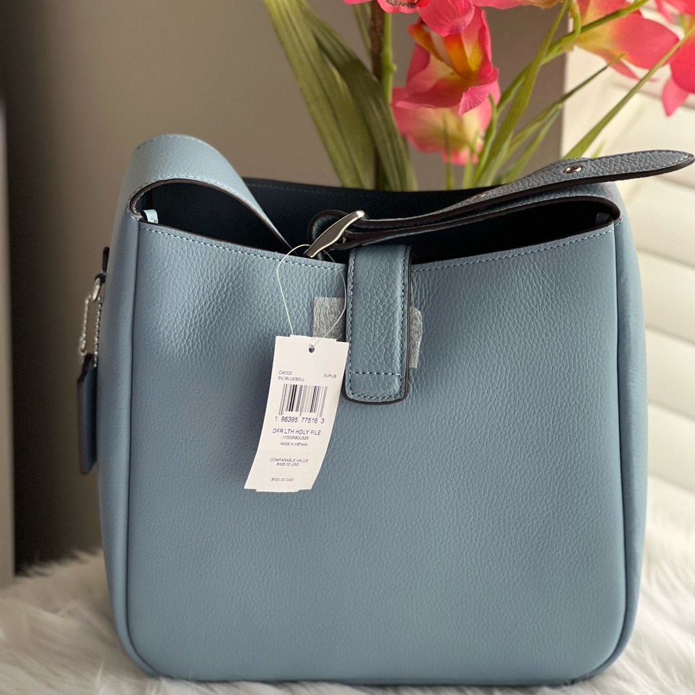 Coach Hadley convertible crossbody/ Shoulder Bag in bluebell - Picture 2 of 6